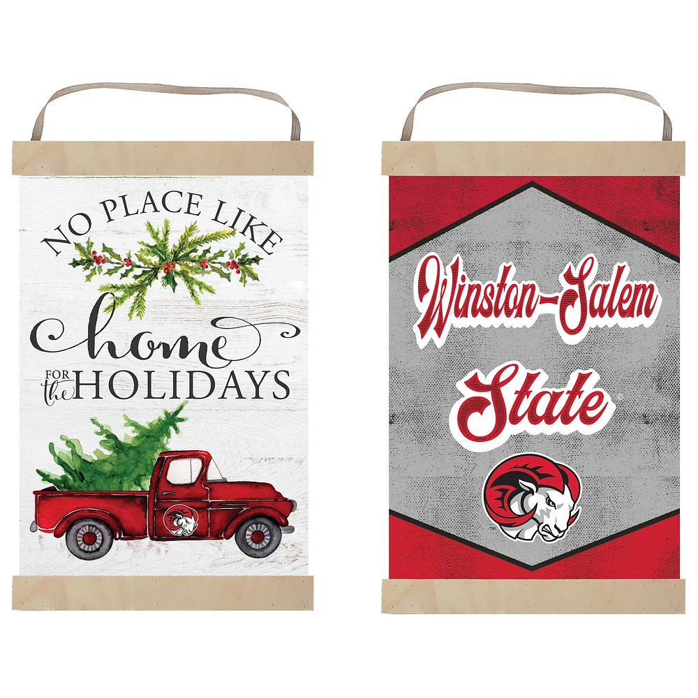 Winston-Salem State Rams 12" x 20" Reversible Banner Sign