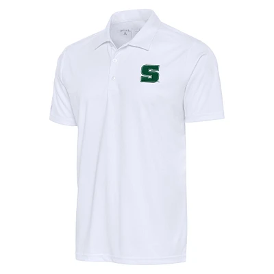 Men's Antigua White Slippery Rock Pride Tribute Polo