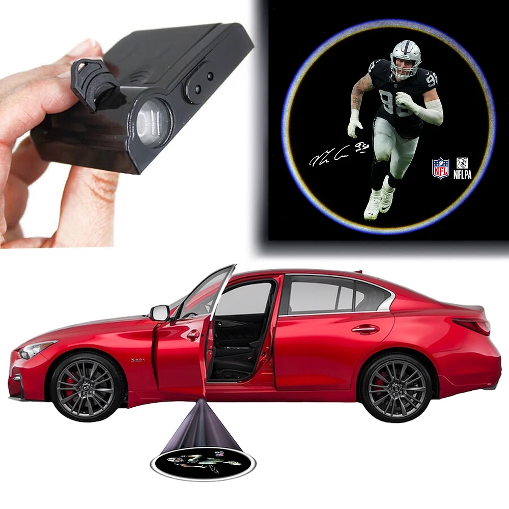 Maxx Crosby Las Vegas Raiders Player LED Car Door Light