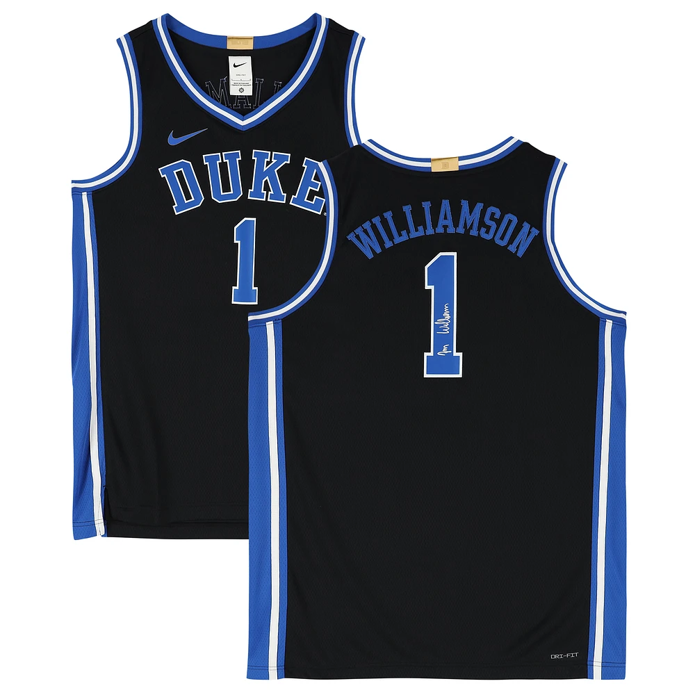 Zion Williamson Duke Blue Devils Autographed Black Nike Alumni Player Limited Swingman Jersey