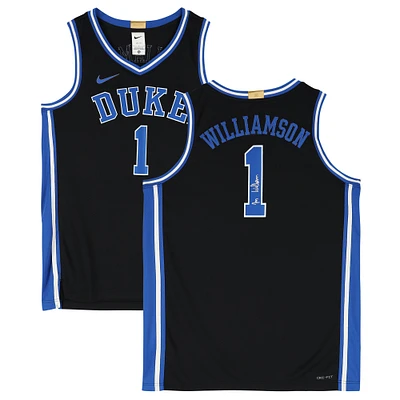 Zion Williamson Duke Blue Devils Autographed Black Nike Alumni Player Limited Swingman Jersey