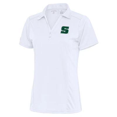 Women's Antigua White Slippery Rock Pride Tribute Polo