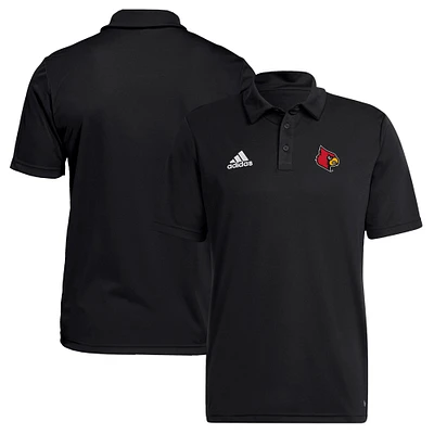 Men's adidas Black Louisville Cardinals Sideline Entrada22 Polo