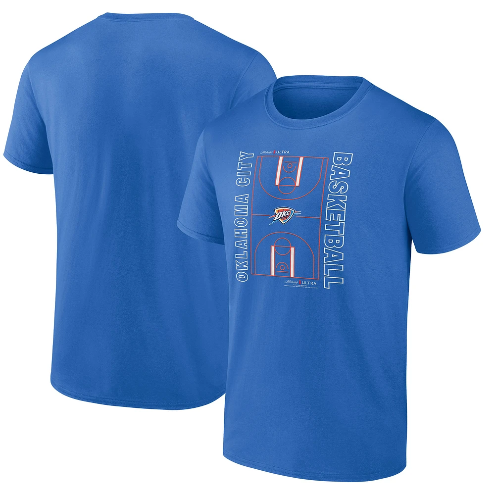 Men's Blue Oklahoma City Thunder Michelob Ultra Full Court T-Shirt