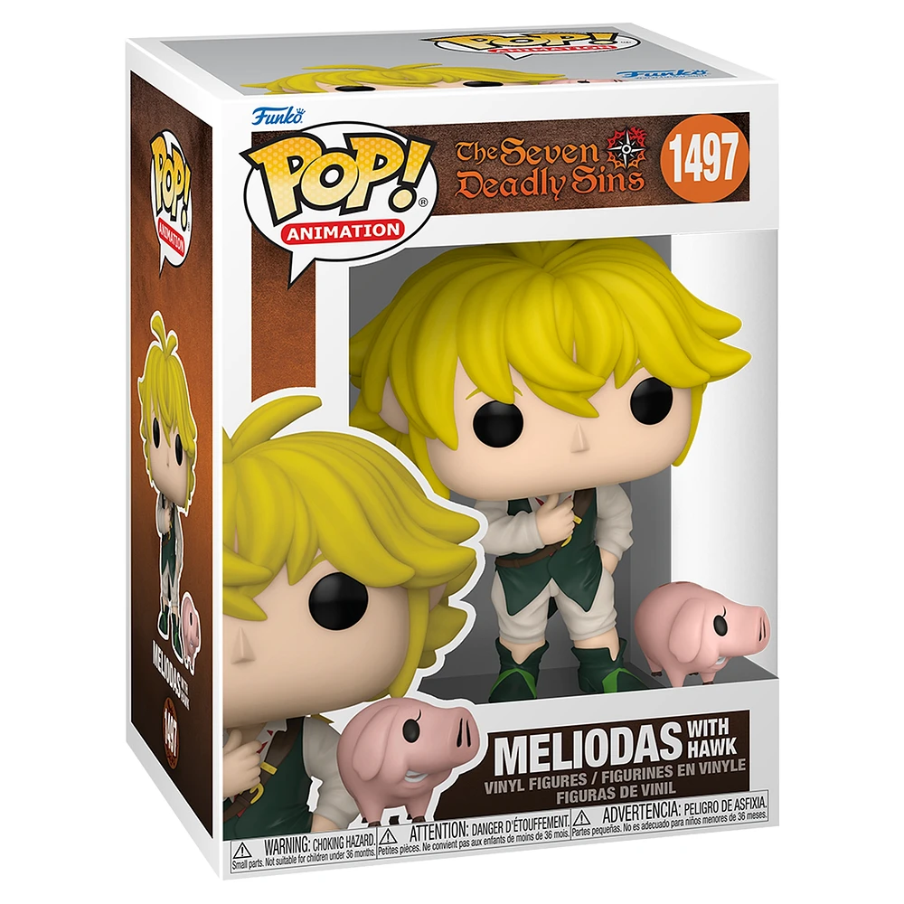 Funko Seven Deadly Sins Meliodas with Hawk Pop! Figurine