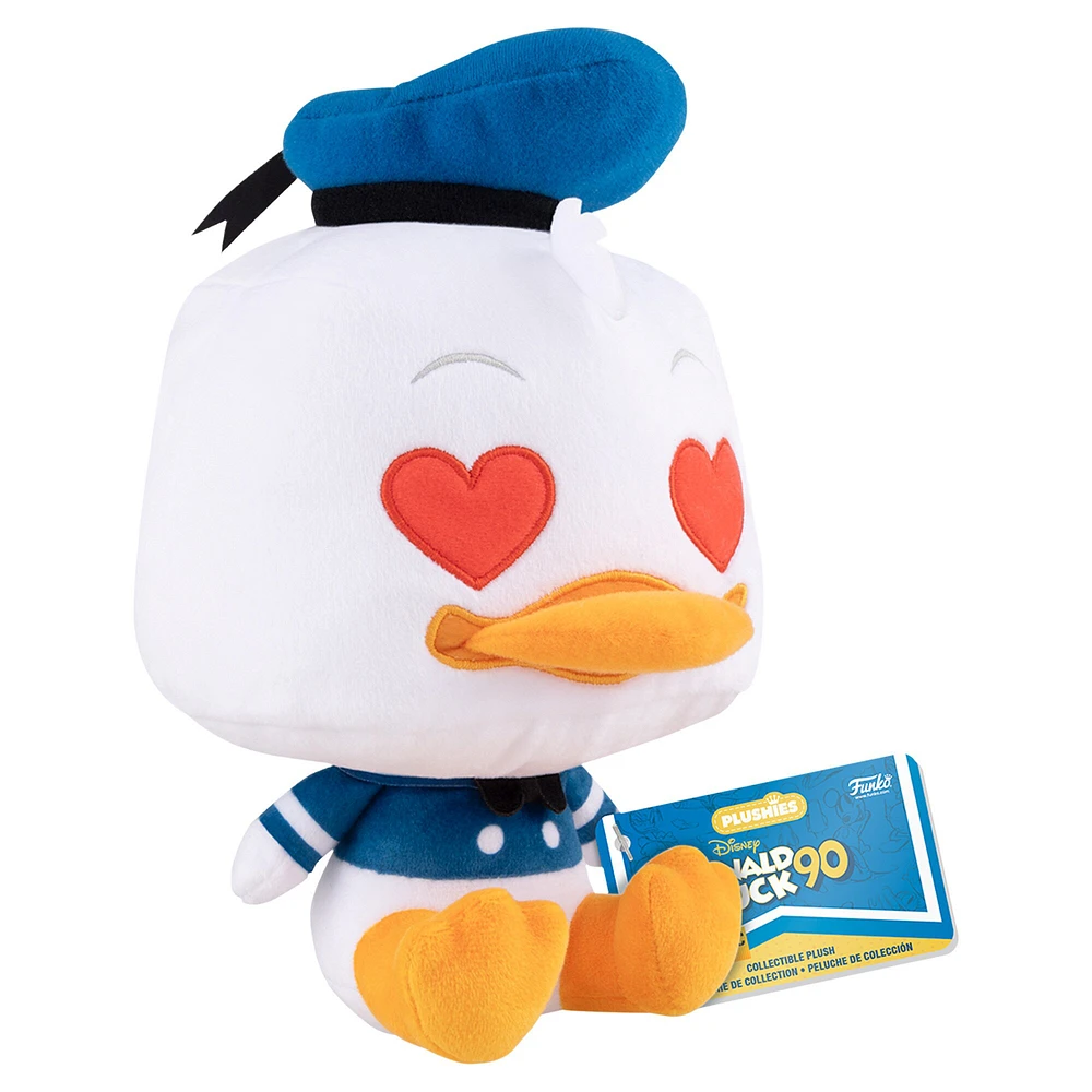 Donald Duck 90th Anniversary Heart Eyes 7" Funko Pop! Plush