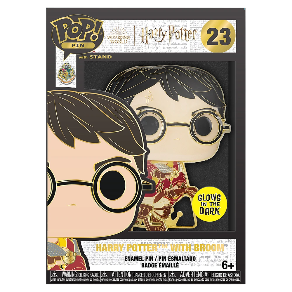 Funko Harry Potter With Broom Enamel Pin