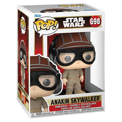 Star Wars Anakin Skywalker Wearing A Pod Racer Helmet #698 Funko Pop! Bobblehead Vinyl Figure