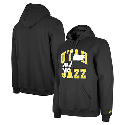 Unisex New Era Black Utah Jazz 2023/24 Season Tip-Off Edition Pullover Hoodie