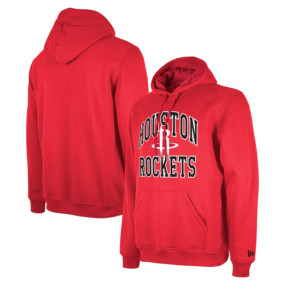 Unisex New Era Red Houston Rockets 2023/24 Season Tip-Off Edition Pullover Hoodie