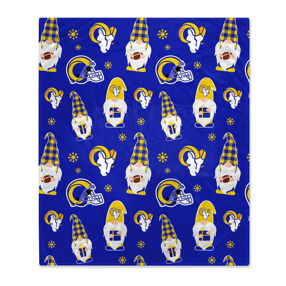 Los Angeles Rams 60" x 70" Gnome Helmet Blanket