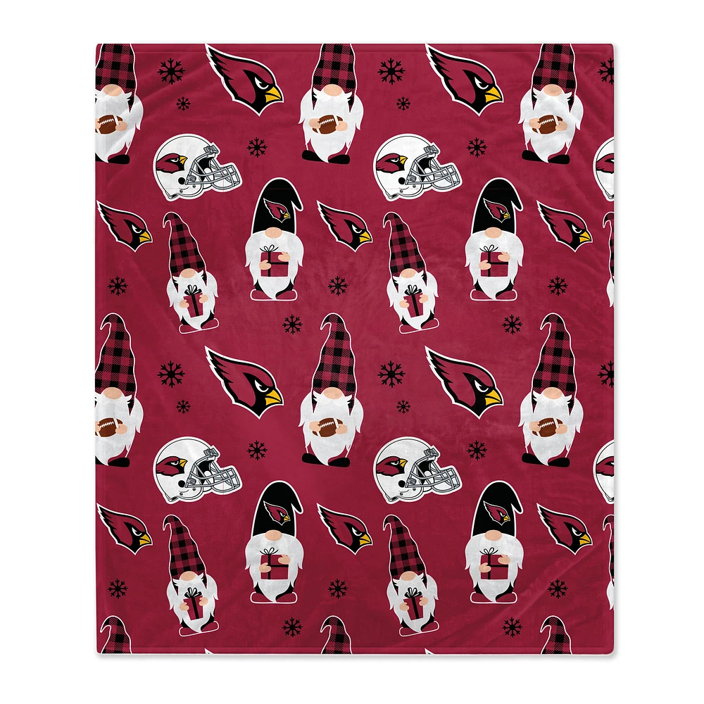 Arizona Cardinals 60" x 70" Gnome Helmet Blanket