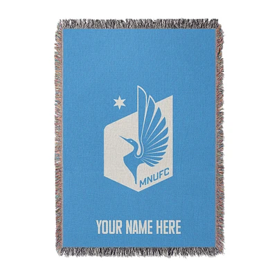 Chad & Jake Minnesota United FC 37" x 52" Personalized Woven Blanket