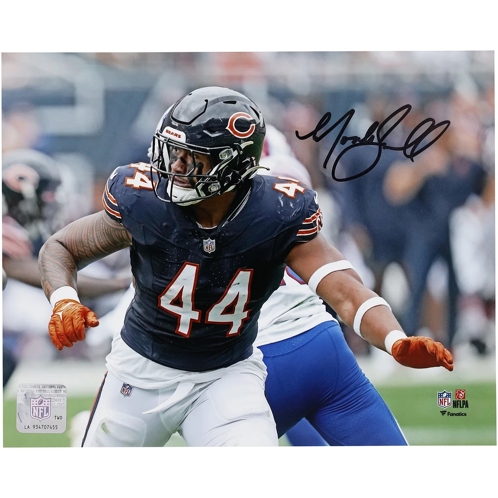 Noah Sewell Chicago Bears Autographed 8" x 10" Horizontal Action Photograph