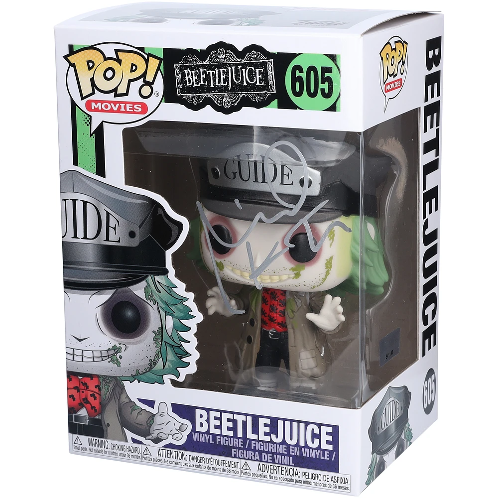 Michael Keaton Beetlejuice Autographed #605 Funko Pop! Vinyl Figure