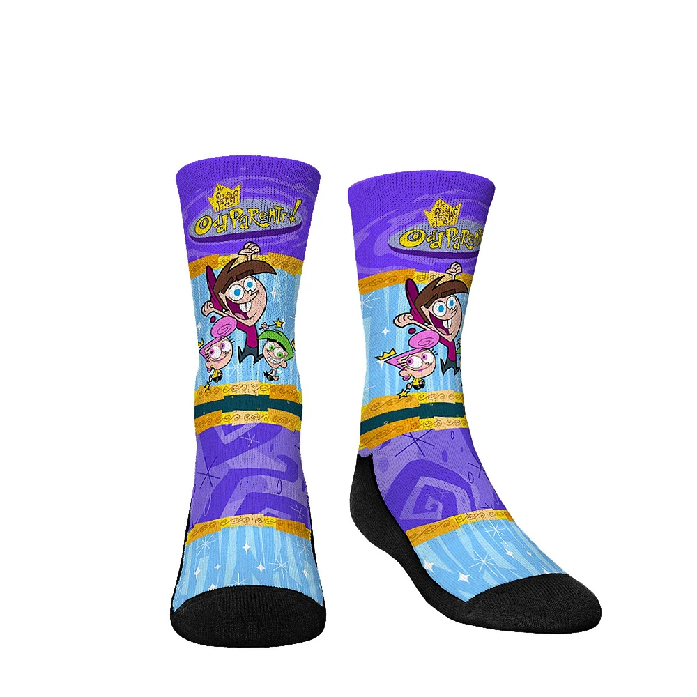 Youth Rock Em Socks The Fairly OddParents Crew Socks