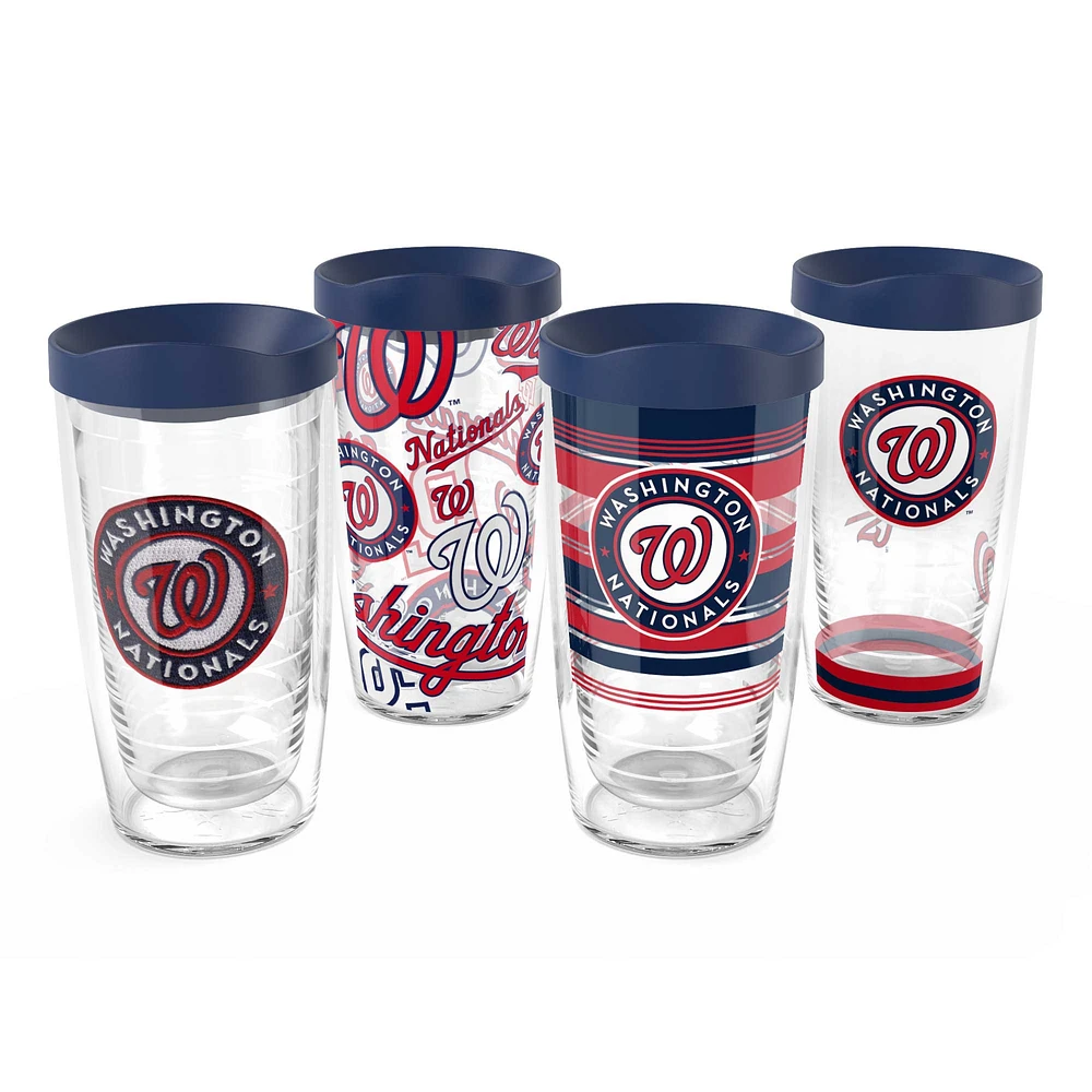 Tervis Washington Nationals Four-Pack 16oz. Classic Tumbler Set