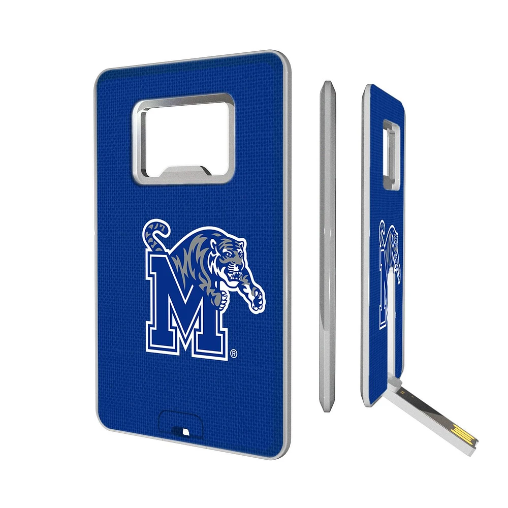Keyscaper Memphis Tigers Solid Credit Card USB Drive & Bottle Opener