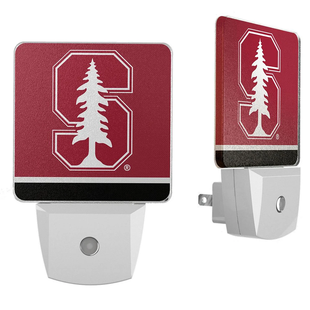 Keyscaper Stanford Cardinal Stripe Design Nightlight 2-Pack