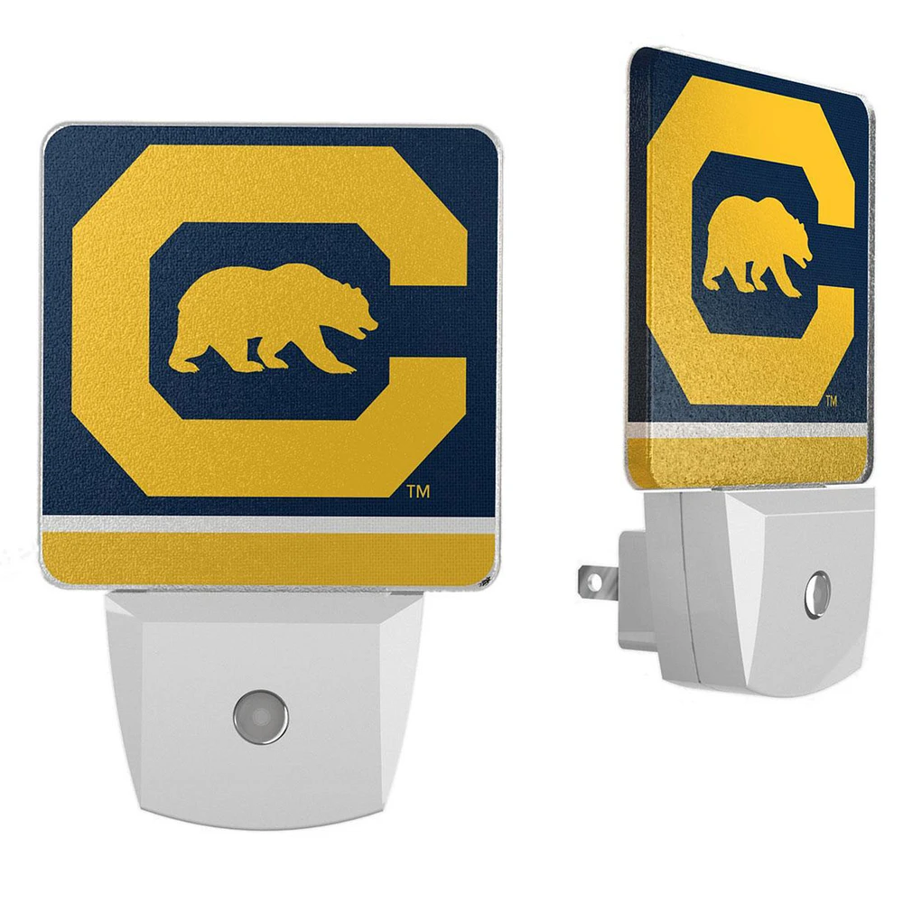 Keyscaper Cal Bears Stripe Design Nightlight 2-Pack