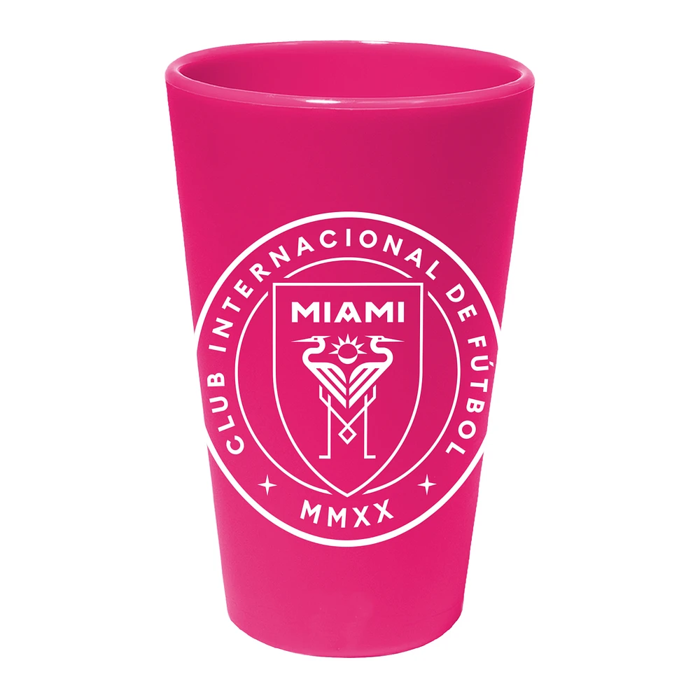 WinCraft Inter Miami CF 16oz. Fun Silicone Pint Glass