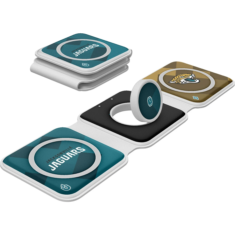 Keyscaper Jacksonville Jaguars 3-in-1 Foldable Charger