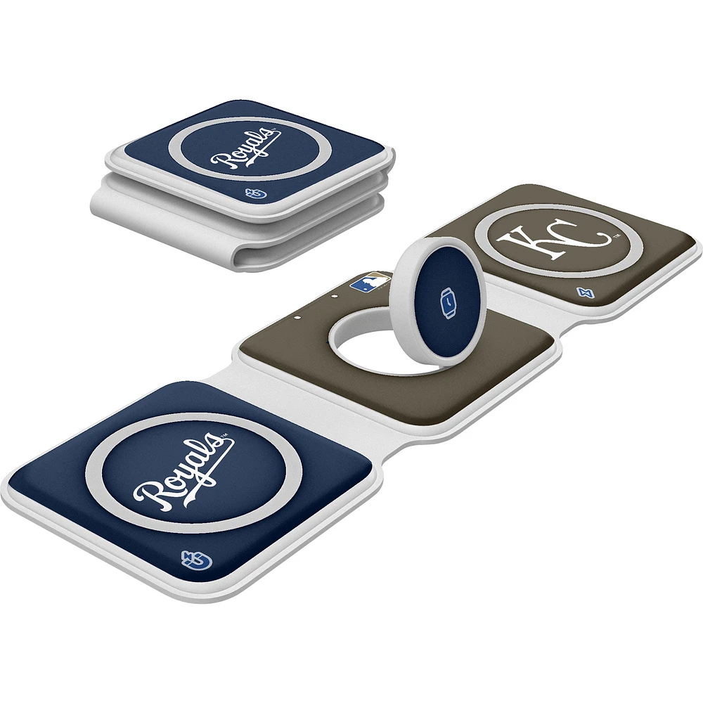 Keyscaper Kansas City Royals 3-in-1 Foldable Charger