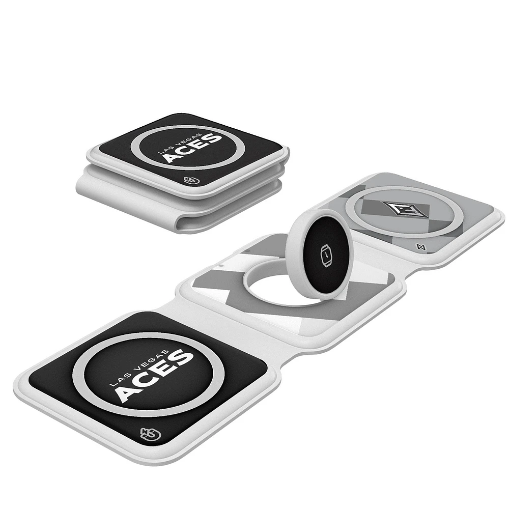 Keyscaper Las Vegas Aces 3-in-1 Foldable Charger