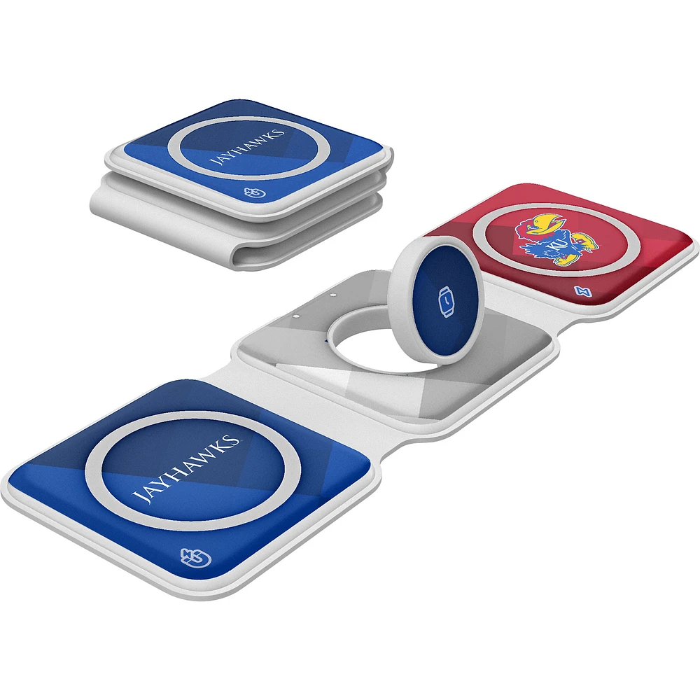 Keyscaper Kansas Jayhawks 3-in-1 Foldable Charger
