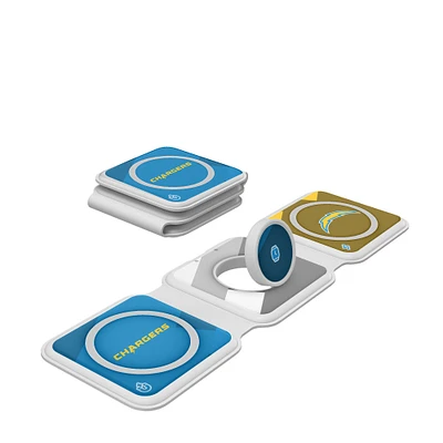 Keyscaper Los Angeles Chargers 3-in-1 Foldable Charger