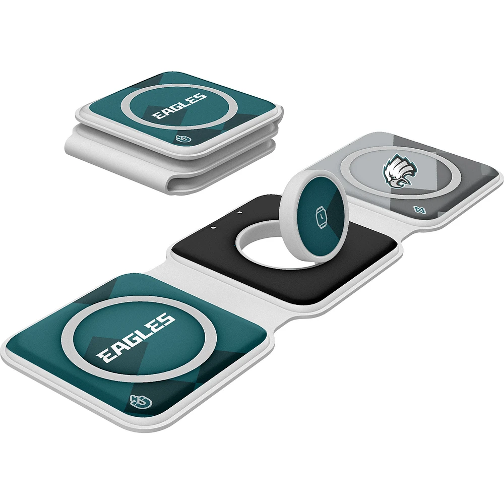 Keyscaper Philadelphia Eagles 3-in-1 Foldable Charger