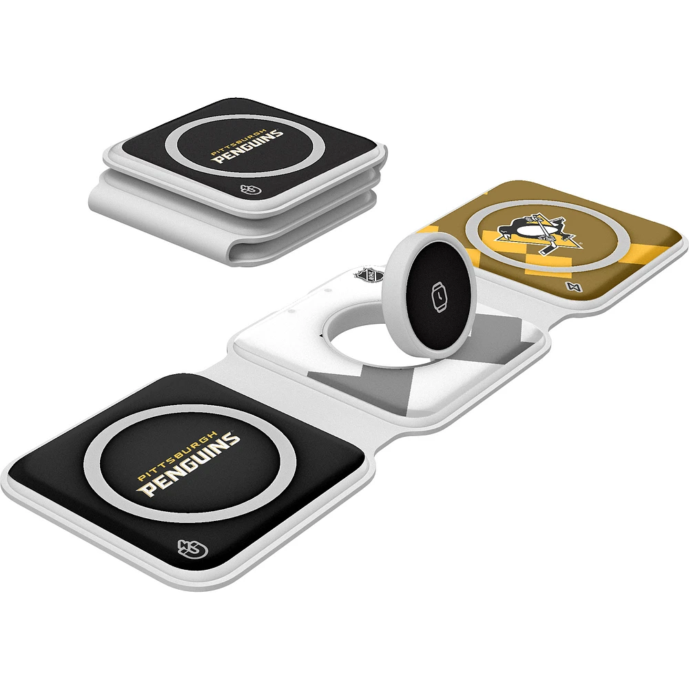 Keyscaper Pittsburgh Penguins 3-in-1 Foldable Charger