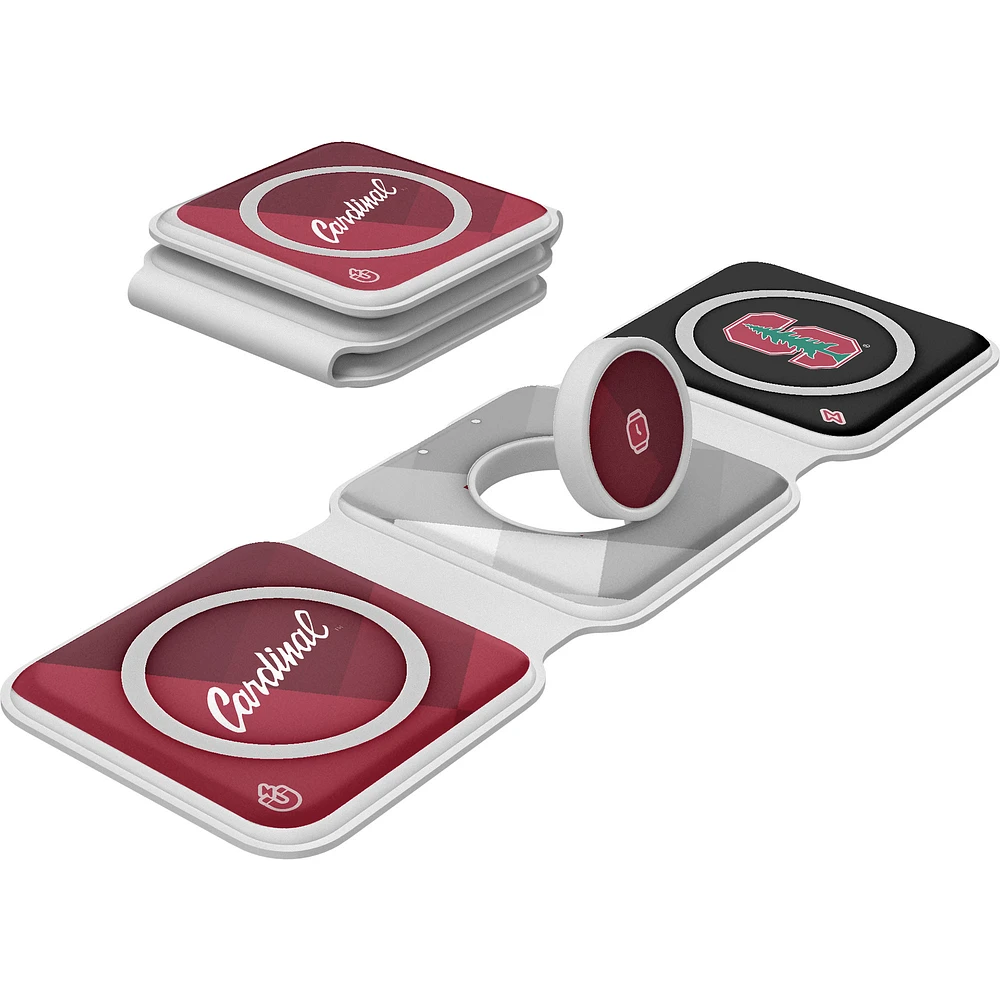 Keyscaper Stanford Cardinal 3-in-1 Foldable Charger