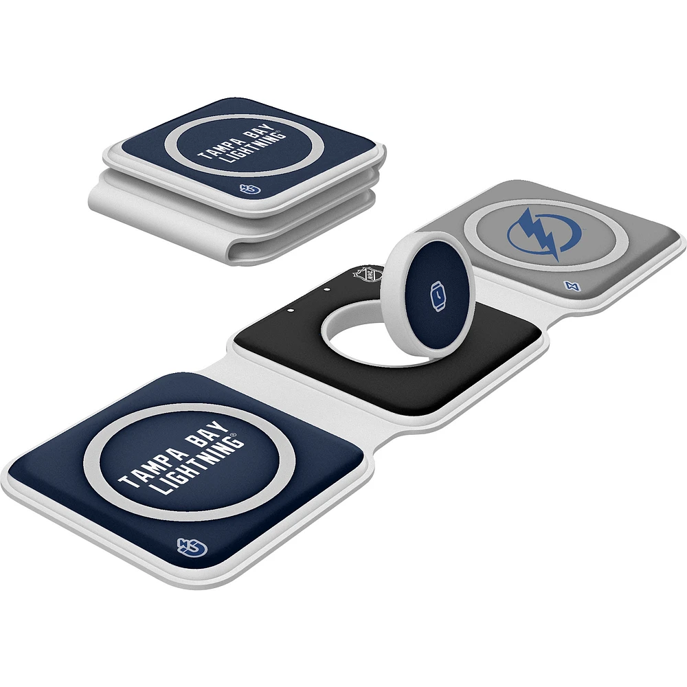 Keyscaper Tampa Bay Lightning 3-in-1 Foldable Charger