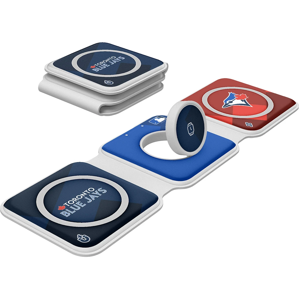 Keyscaper Toronto Blue Jays 3-in-1 Foldable Charger