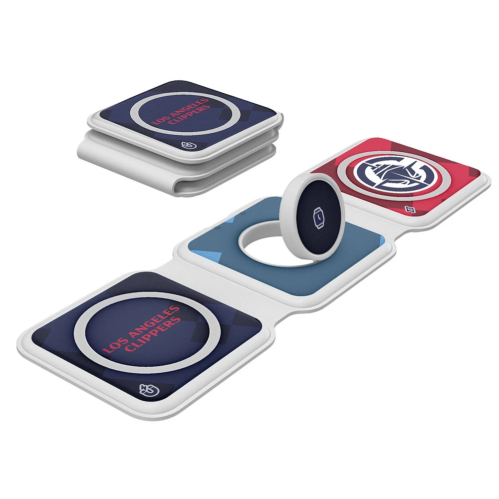 Keyscaper LA Clippers 3-in-1 Foldable Charger