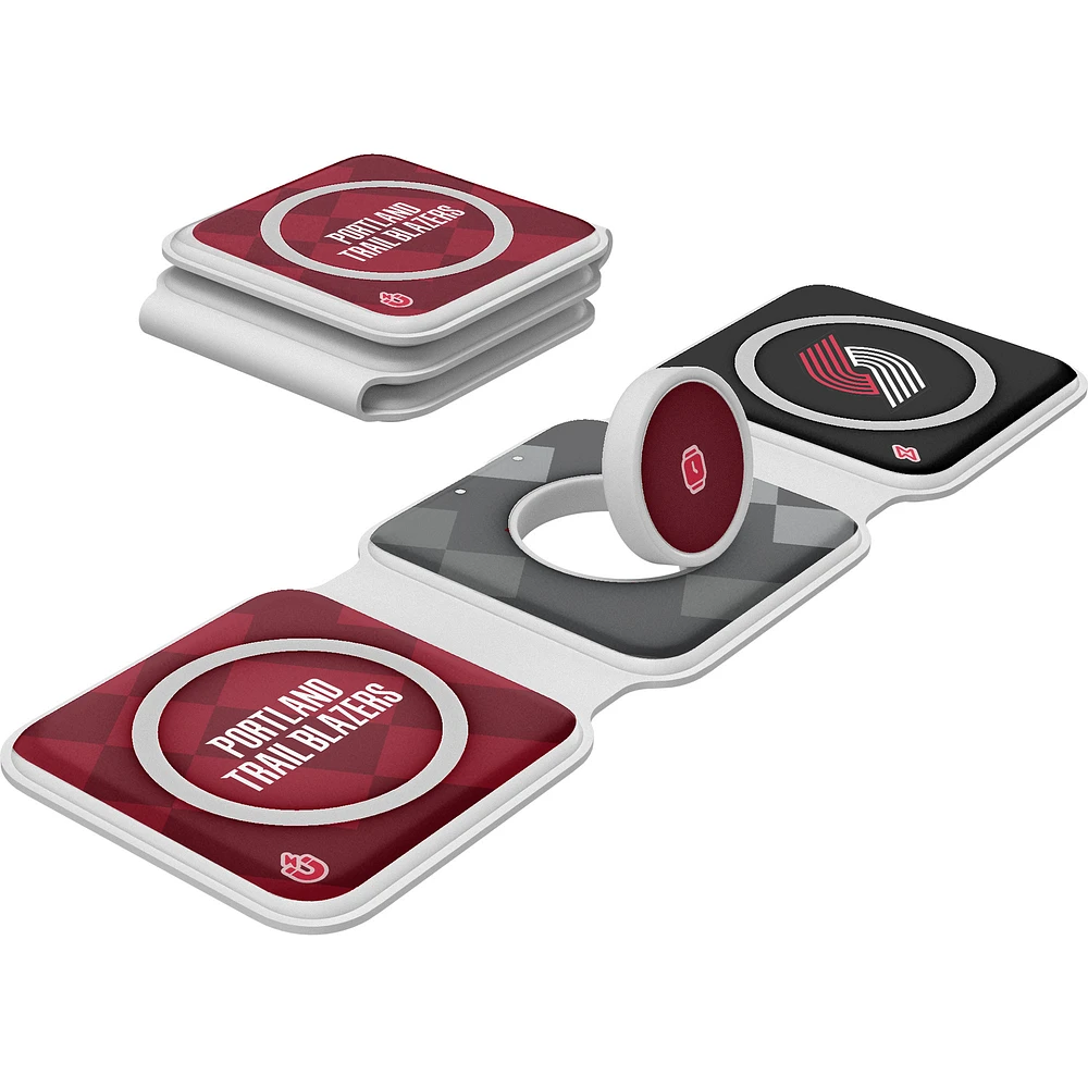 Keyscaper Portland Trail Blazers 3-in-1 Foldable Charger