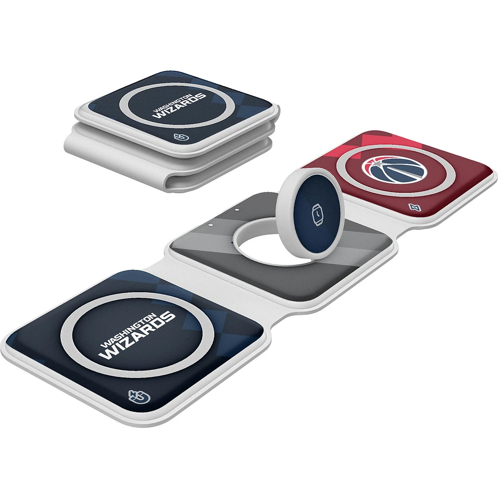 Keyscaper Washington Wizards 3-in-1 Foldable Charger