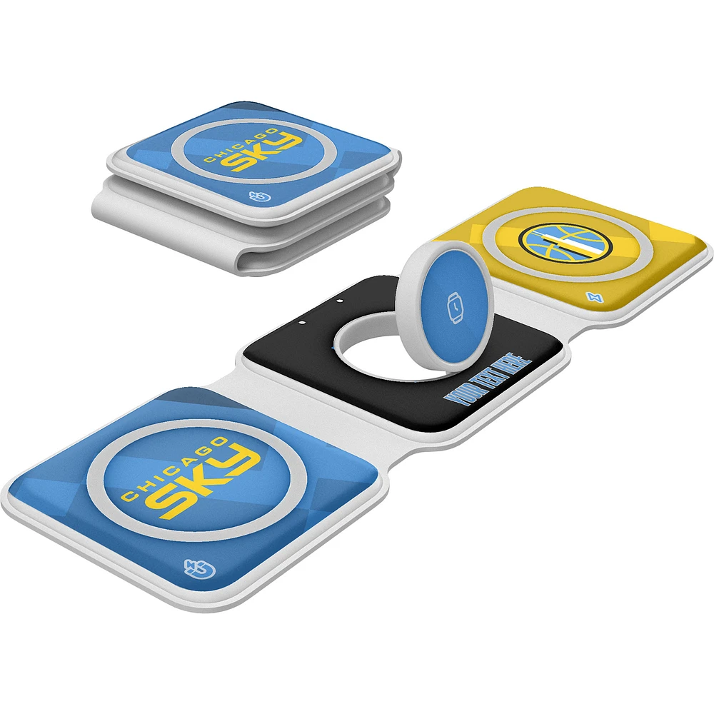 Keyscaper Chicago Sky Personalized 3-in-1 Foldable Charger