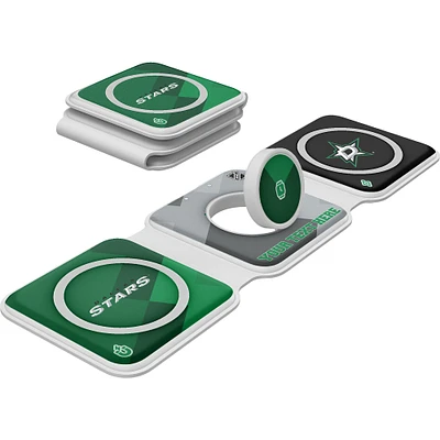 Keyscaper Dallas Stars Personalized 3-in-1 Foldable Charger
