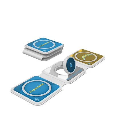 Keyscaper Los Angeles Chargers Personalized 3-in-1 Foldable Charger