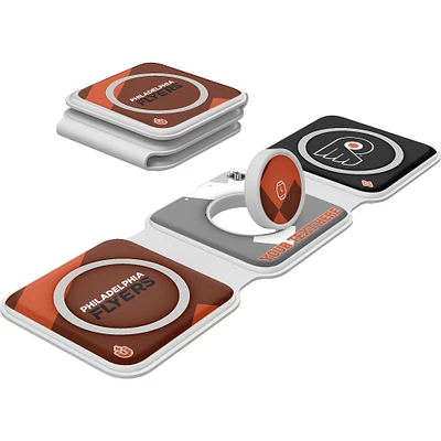 Keyscaper Philadelphia Flyers Personalized 3-in-1 Foldable Charger