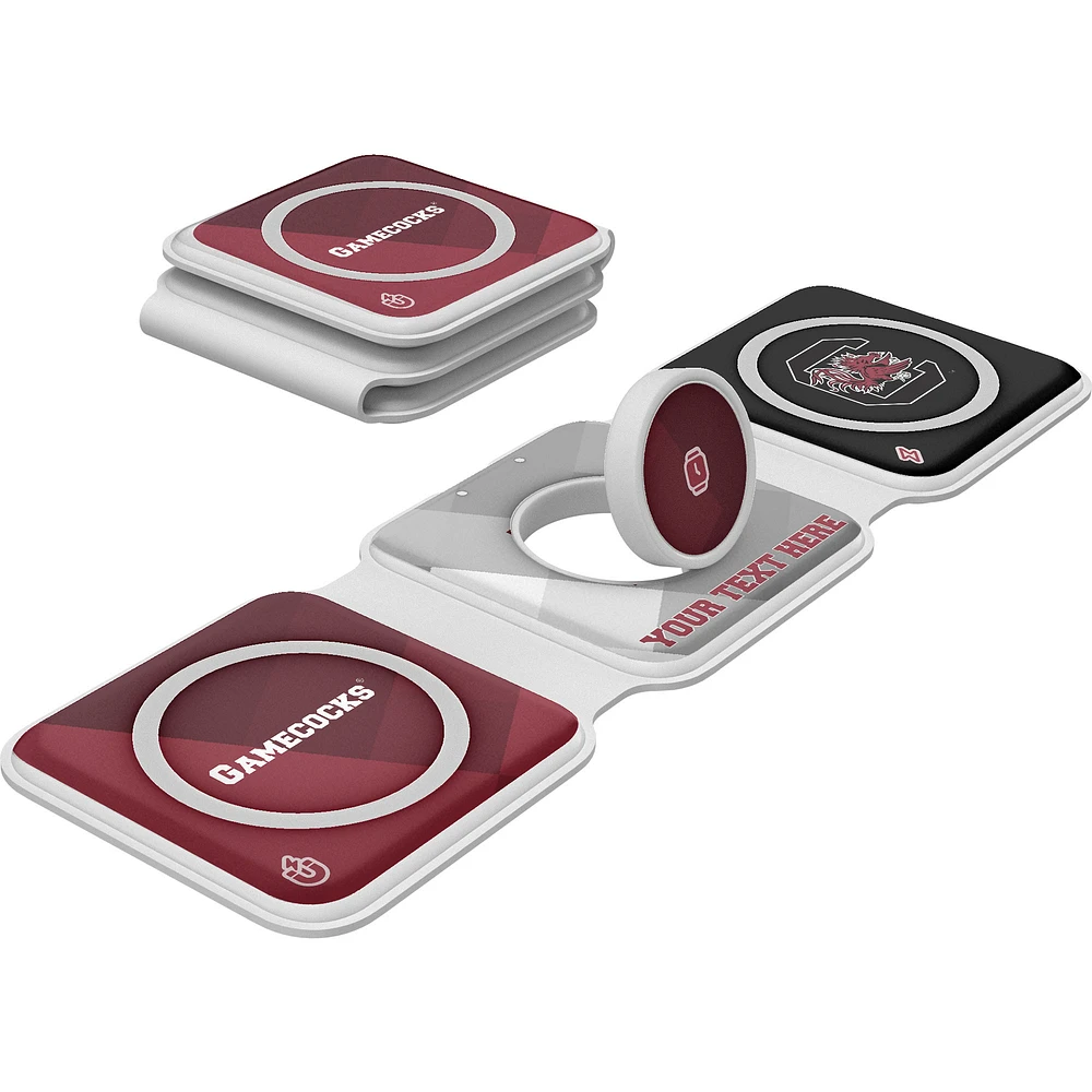 Keyscaper South Carolina Gamecocks Personalized 3-in-1 Foldable Charger