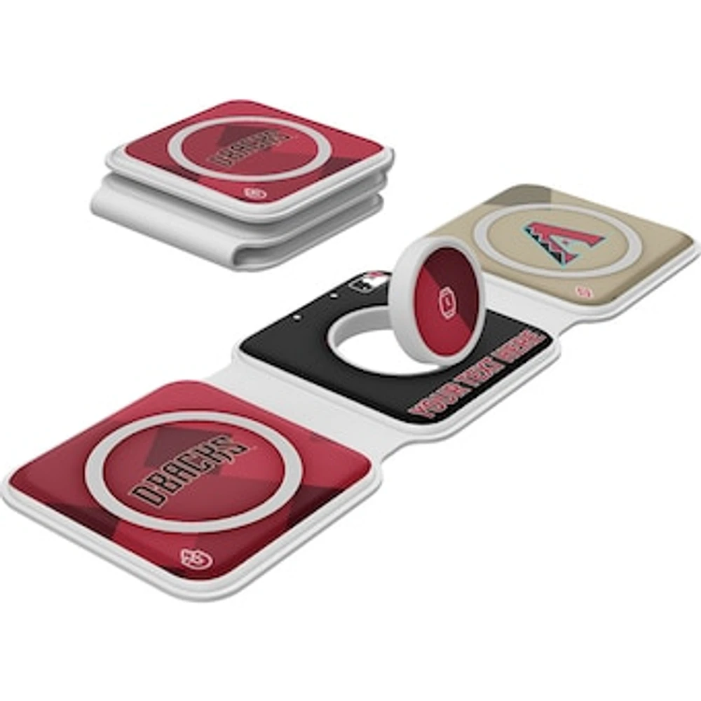 Keyscaper Arizona Diamondbacks Personalized 3-in-1 Foldable Charger