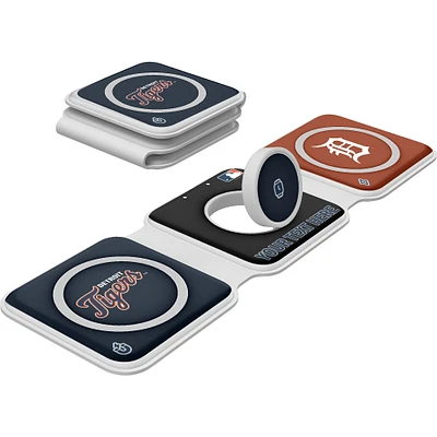 Keyscaper Detroit Tigers Personalized 3-in-1 Foldable Charger