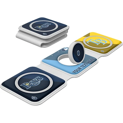 Keyscaper Tampa Bay Rays Personalized 3-in-1 Foldable Charger