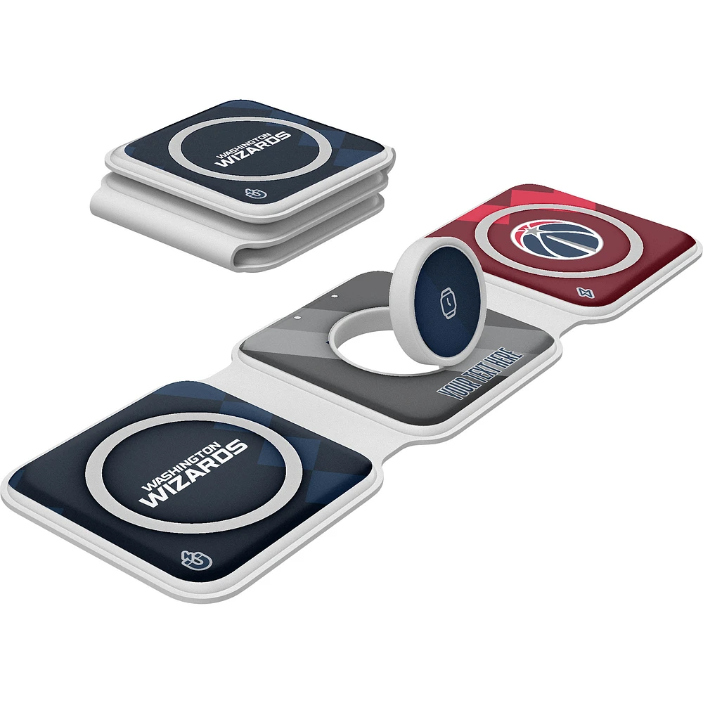 Keyscaper Washington Wizards Personalized 3-in-1 Foldable Charger
