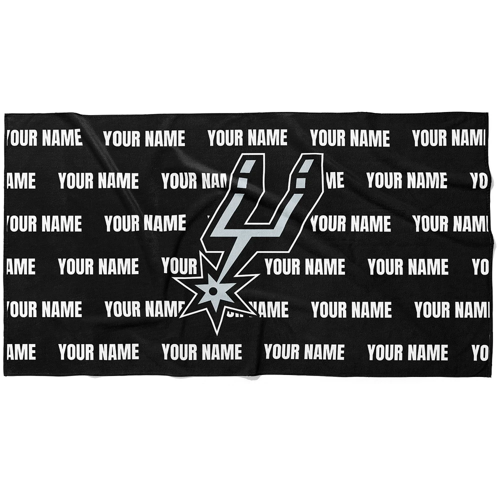 Chad & Jake San Antonio Spurs 30" x 60" Personalized Horizontal Towel
