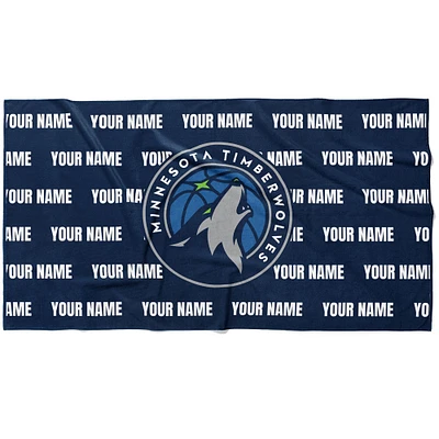 Chad & Jake Minnesota Timberwolves 30" x 60" Personalized Horizontal Towel