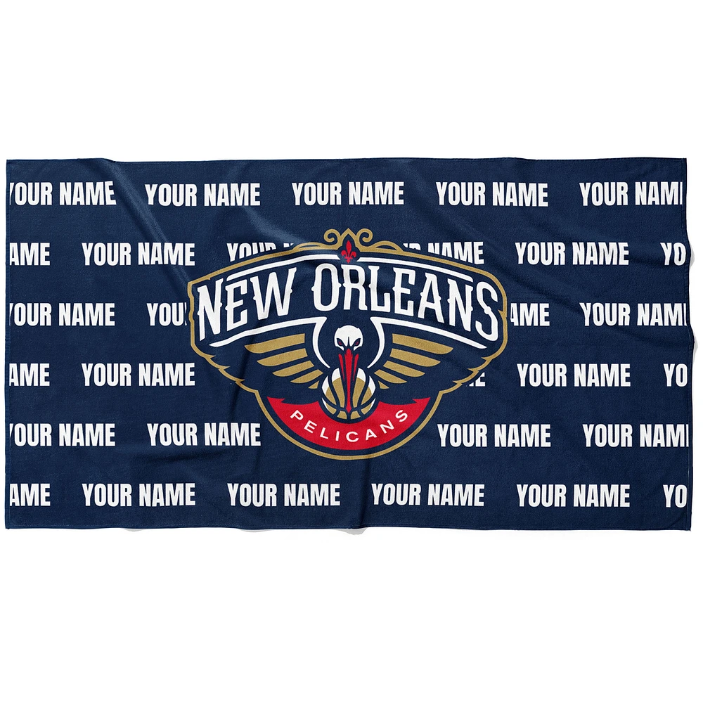Chad & Jake New Orleans Pelicans 30" x 60" Personalized Horizontal Towel